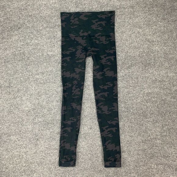 Spanx Look At Me Camo Legging Womens M Medium Seamless Mid Rise Pull On - Picture 7 of 10
